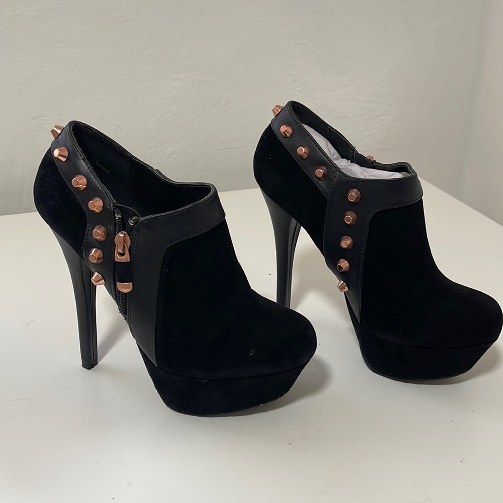 Bootie heels.